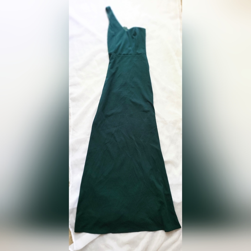 NWOT! Lulu's Women's Full Length Emerald Maxi Dress Size XS - Picture 3 of 6